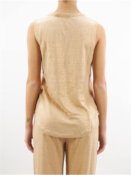 Laminated linen top Not Shy NOT SHY | Top | 440510135